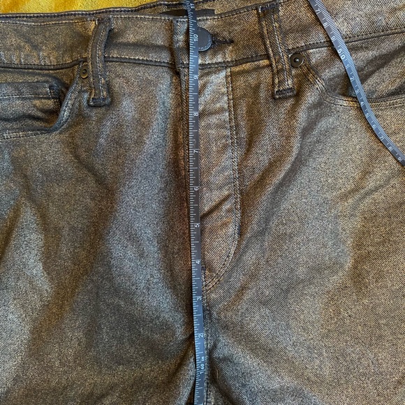 Banana Republic SZ 29 Gold Metallic High Rise Skinny Jeans! - Picture 9 of 11